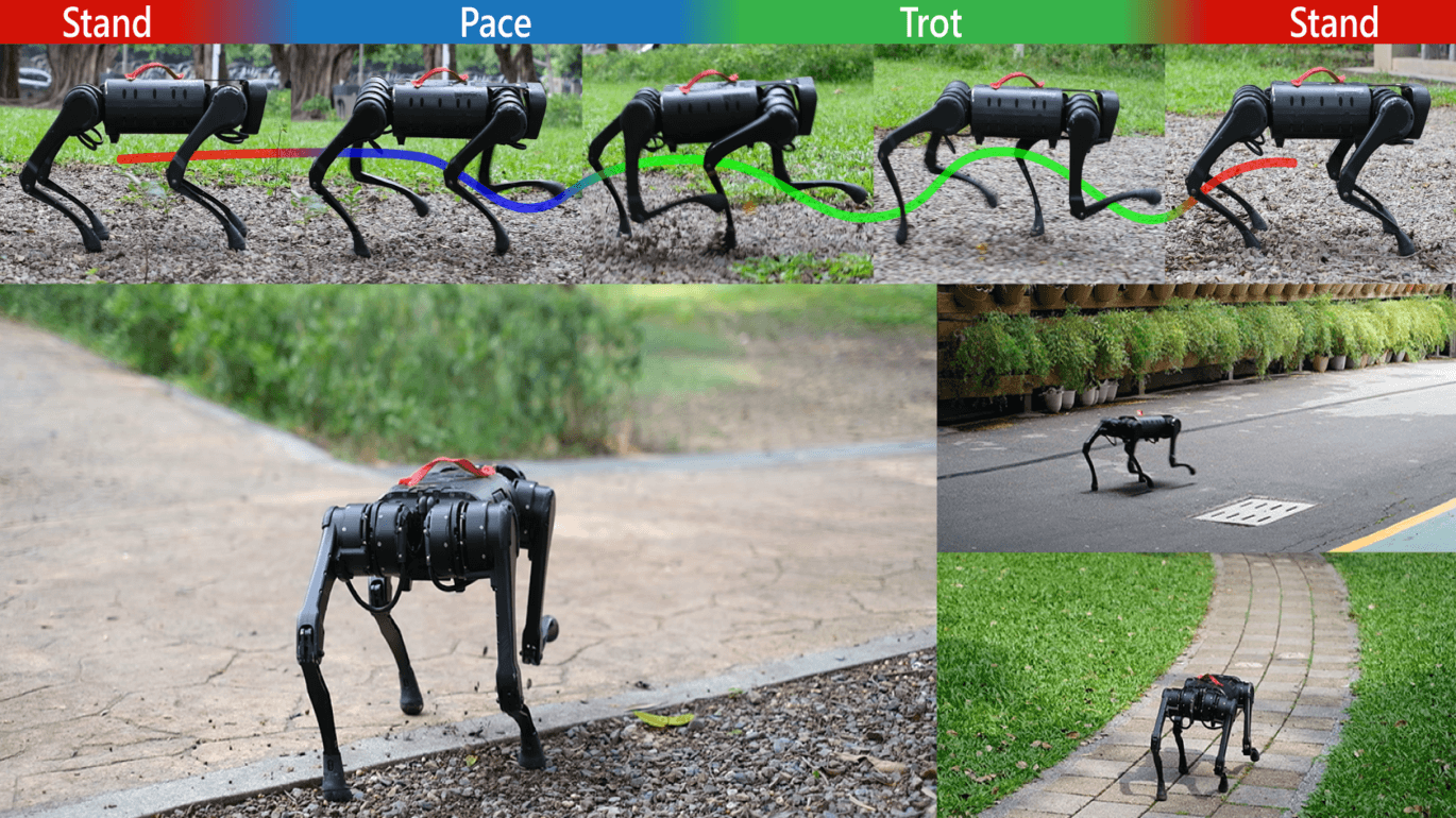 AIC-12_Expanding Versatility of Agile Locomotion through Policy Transitions Using Latent State Representation