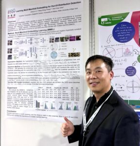 英業達AI研發團隊成員李政霖、張明清、陳維超於ECCV展示新研究成果
